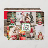 Making Spirits明るい格言(写真を追加) シーズンカード (正面/裏面)