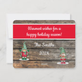 Making Spirits明るい格言(写真を追加) シーズンカード (裏面)