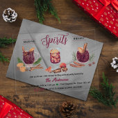 Making Spirits Bright | ホリデー・カクテルパーティー アクリル招待状