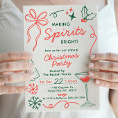 Making Spirits Bright | ホリデー・カクテルパーティー 招待状