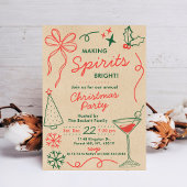 Making Spirits Bright | ホリデー・カクテルパーティー 招待状