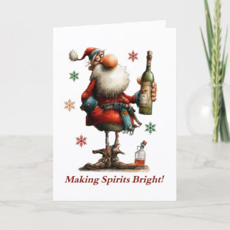 Making Spirits Bright Christmas Card カード