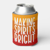 Making Spirits Bright Funny Thanksgiving Party 缶クーラー (缶正面)