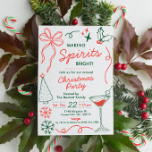 Making Spirits Bright | Holiday Cocktail Party 招待状