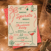 Making Spirits Bright | Holiday Cocktail Party 招待状