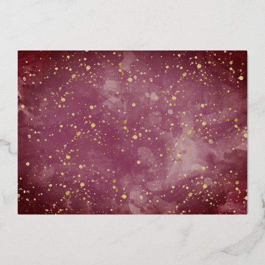 Making Spirits Bright | Holiday Cocktail Party 箔招待状 (裏面)