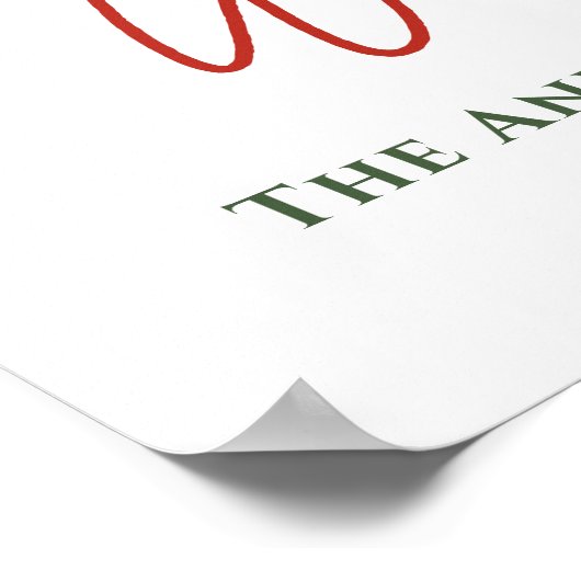 Making Spirits Bright Holiday Party Welcome ポスター (角)