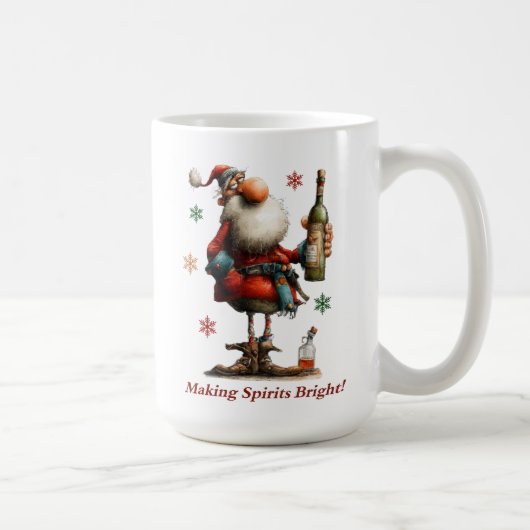 Making Spirits Bright Mug コーヒーマグカップ (右)