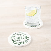 Making Spirits Bright North Pole Distillery Green コースター (側面)