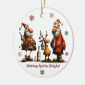 Making Spirits Bright Ornament セラミックオーナメント (左)