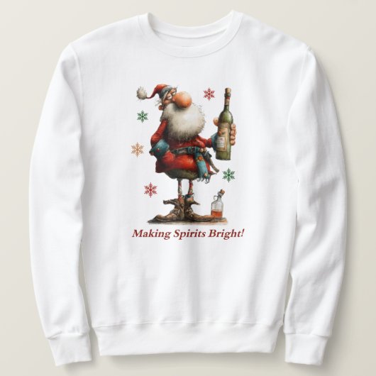 Making Spirits Bright Sweatshirt スウェットシャツ (デザイン正面)