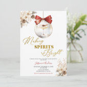 Making Spirits Bright Winter Bauble Cocktail Party 招待状 (スタンド正面)