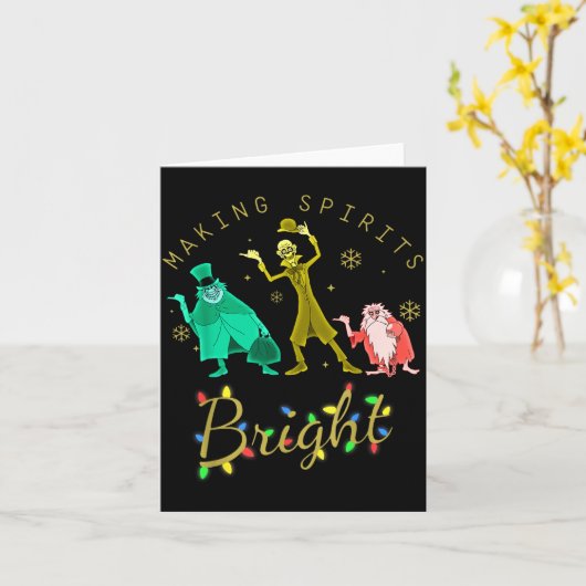 Making Srits Bright Christmas Retro Groovy Christm カード (黄色い花)