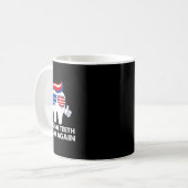 Making Teeth Great Again Funny Teeth Trump Hair コーヒーマグカップ (正面左)