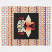 MAKING THE GOOSE BY MASANSER PIXELAT フリースブランケット (正面(横))