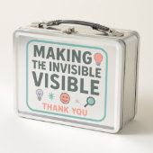 Making the Invisible VISIBLE | Inclusion メタルランチボックス (正面)