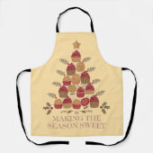 Making the Season Sweet | Christmas Cupcake Tree エプロン (正面)