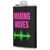 Making Waves - Sound Waves - Music Producer フラスク (左)