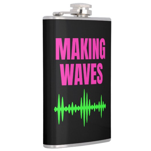 Making Waves - Sound Waves - Music Producer フラスク (右)