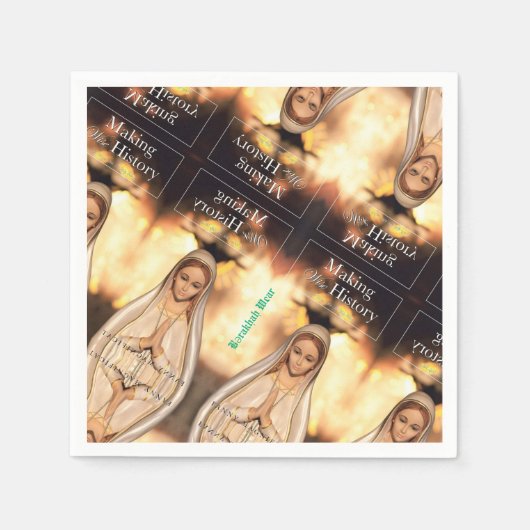 Making Wise History スタンダードカクテルナプキン (正面)