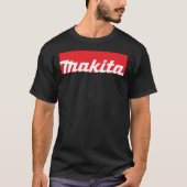 Makita Tools Logo (White On Red)   Tシャツ (正面)