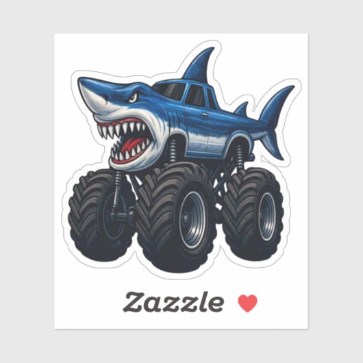 Mako Shark Monster Truck シール (シート)