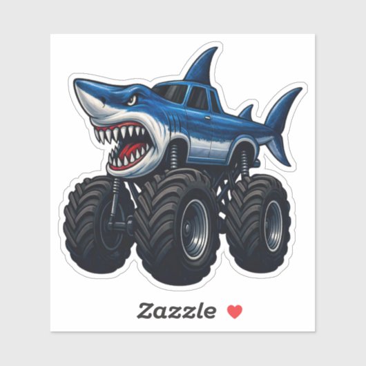 Mako Shark Monster Truck シール (シート)