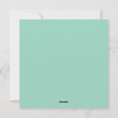 MAKOM1000- ビンテージ サンタクロース アート シーズンカード (裏面)