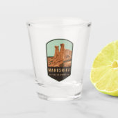 Makoshika State Park ショットグラス (正面)