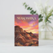 Makoshika State Park Montana ポストカード (スタンド正面)