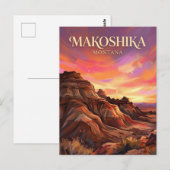 Makoshika State Park Montana ポストカード (正面/裏面)