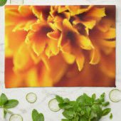 Makro der Studentenblume キッチンタオル (折り畳み)