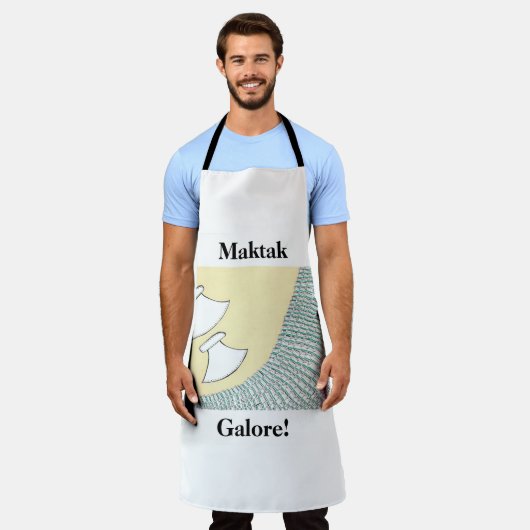 Maktak Galore エプロン (着用した状態)