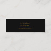 Makup Artist スキニー名刺 (裏面)