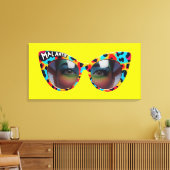 MAL ANTIE / Crazy Aunt Afrikaans humor キャンバスプリント (インサイチュ (リビング))