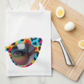 MAL ANTIE / Crazy Aunt Afrikaanse Humor キッチンタオル (四つ折り)