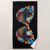 MAL ANTIE / Crazy Aunt Afrikaanse Humor ビーチタオル (正面)