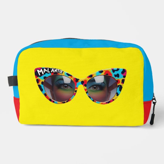 MAL ANTIE Crazy Aunt Afrikaanse Humor cosmetic bag ドップキット (正面)