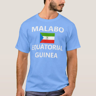 Malabo Equatorial Guinea Flag City Tシャツ