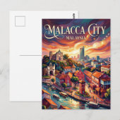 Malacca City Malaysia ポストカード (正面/裏面)