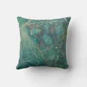 Malachite緑大理石テクスチャ、詳細構造o クッション (裏面)