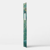 Malachite緑大理石テクスチャ、詳細構造o Case-Mate iPhoneケース (裏面 / 右)