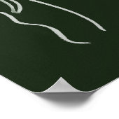 Malachite Portrait with Long Hair ポスター (角)