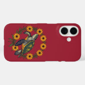 Malaclemys Terrapin And Black Eyed Susan Flowers Case-Mate iPhoneケース (裏面 (横))