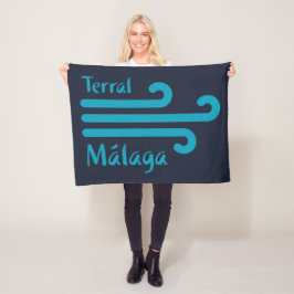 Malagaへようこそ 4: Terral フリースブランケット