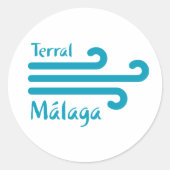 Malagaへようこそ 4: Terral ラウンドシール (正面)