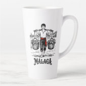Malagaへようこそ 5: El Cenachero カフェラテマグ (右)