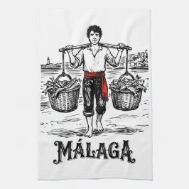 Malagaへようこそ 5: El Cenachero キッチンタオル