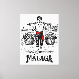 Malagaへようこそ 5: El Cenachero キャンバスプリント