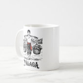 Malagaへようこそ 5: El Cenachero コーヒーマグカップ (正面左)